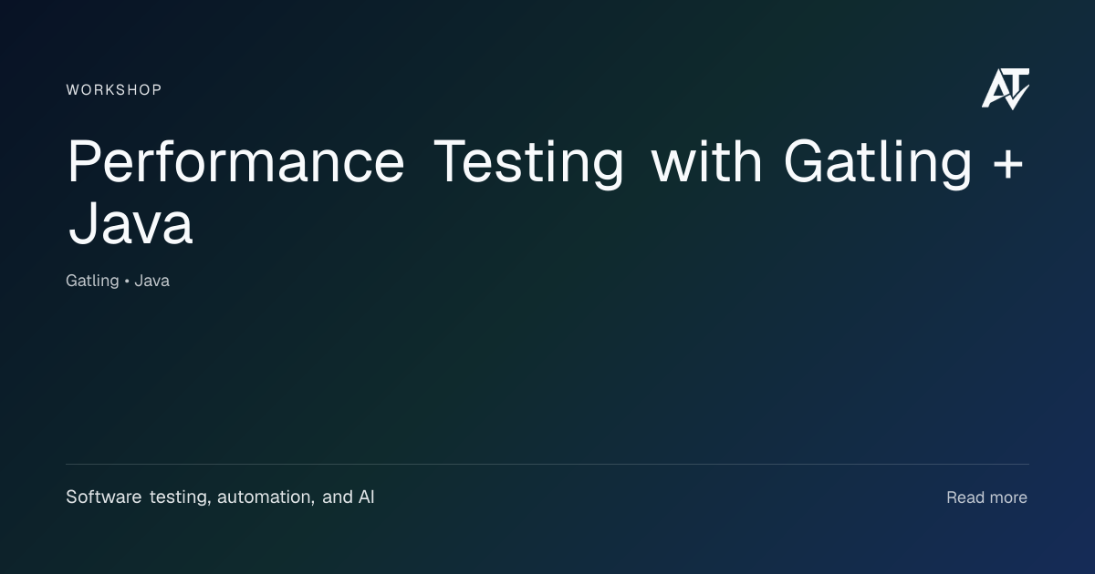 Performance Testing with Gatling + Java | Awesome Testing